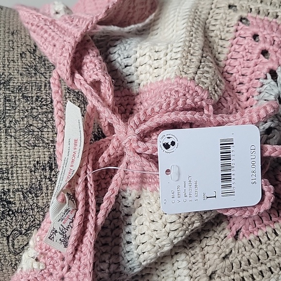 NWT Free People I Found You Crochet Slip Dress L Gorgeous!!! - Picture 11 of 12